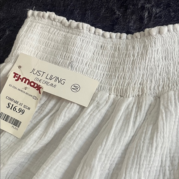 Just Living White Wide Leg Pants - Picture 3 of 8